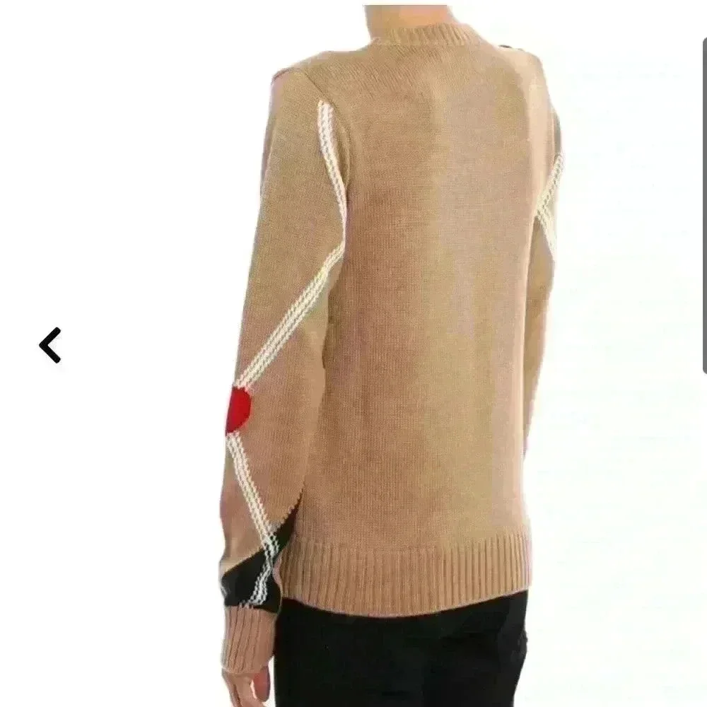 M S G M hearts and diamonds pattern sweater